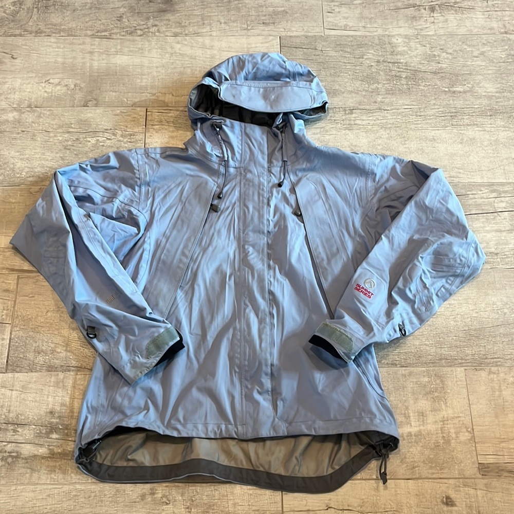 North Face Vintage Summit‎ Series XCR Gore-Tex Parka Jacket Womens XL Lt Blue